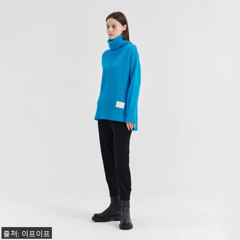 크램38 안젤루 블랙 조거 니트 팬츠 관련 이미지 1