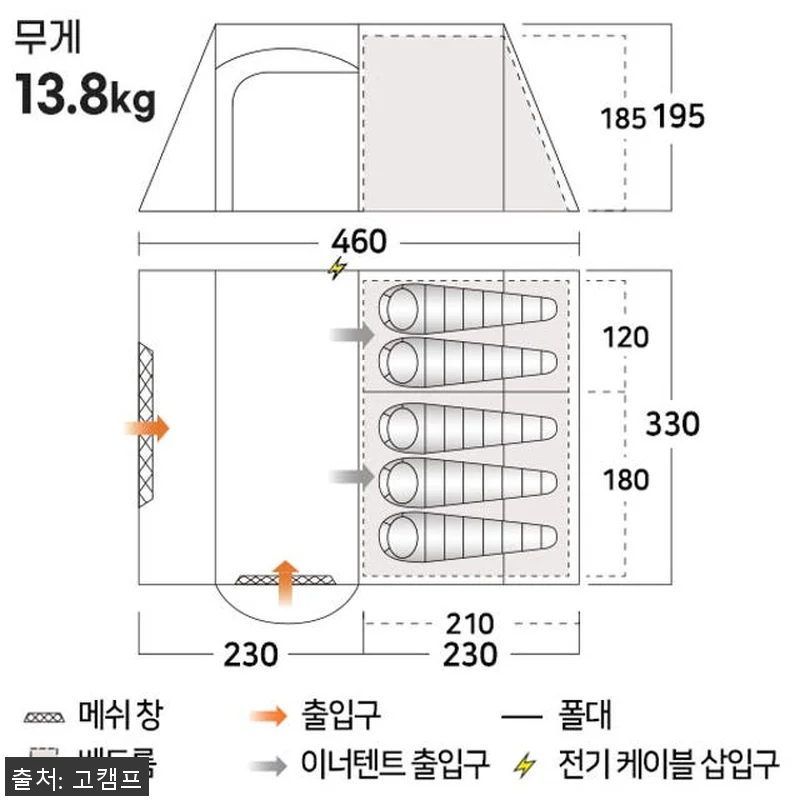 반고 오시리스 500 모로칸 블루 텐 관련 이미지 1