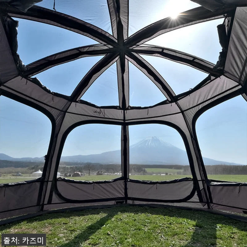 비바돔 프라임 쉘터 텐트 블랙 사용후 관련 이미지 2