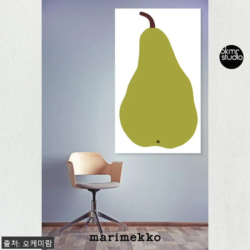 마리메꼬 서양배 캔버스 패브릭 대형 관련 이미지 2