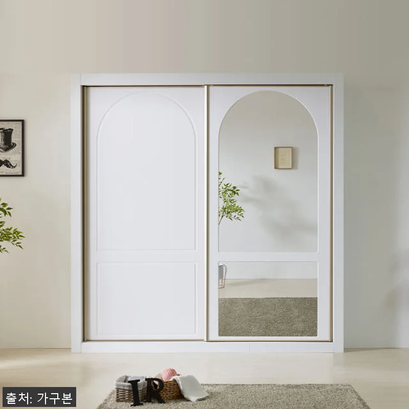 마르체 거울 슬라이딩 10자장롱 사용 관련 이미지 2