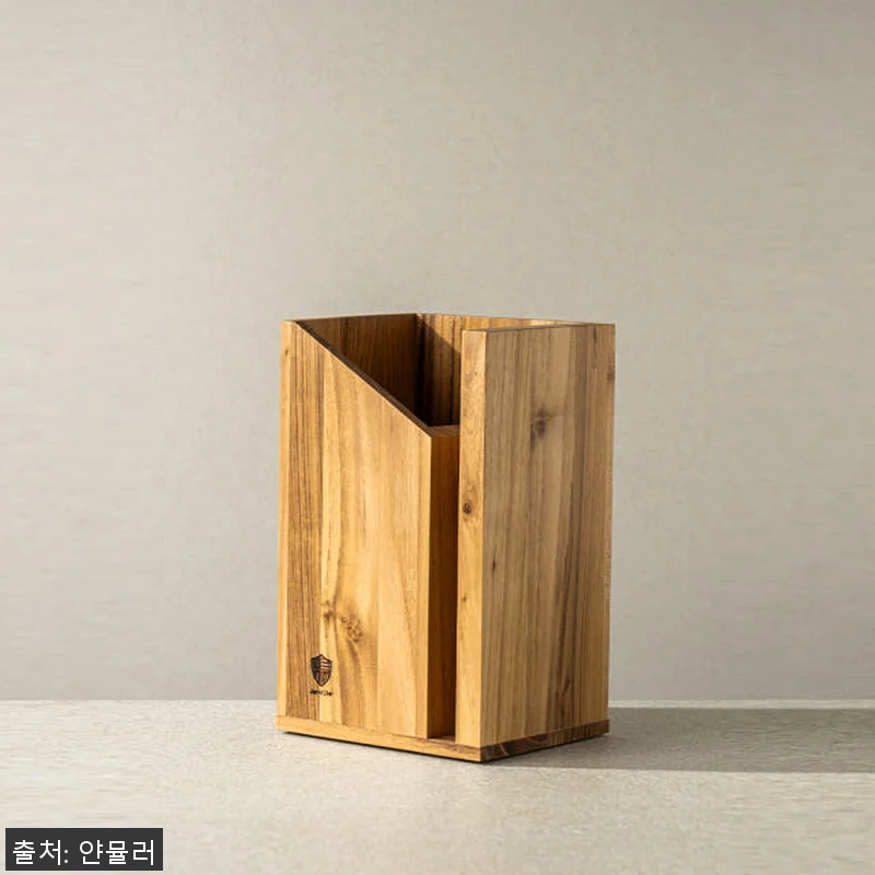 얀뮬러 티크우드 수납 보관 자석 칼 관련 이미지 2