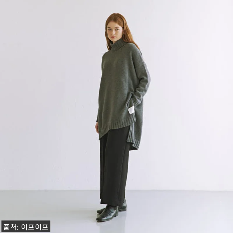 크램38 지론 그레이 넥워머 니트 사 관련 이미지 2