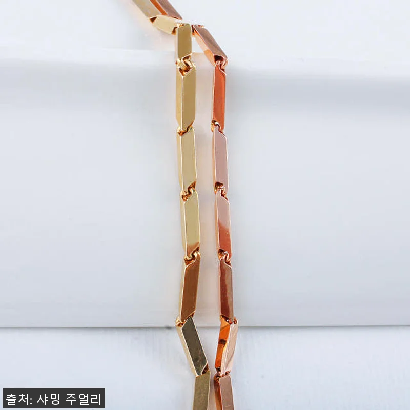 대나무 체인 금목걸이 14k 18k 관련 이미지 2