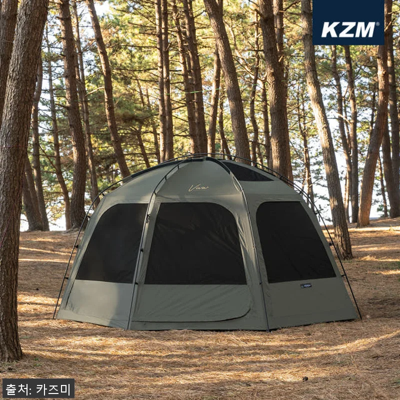 비바돔 플러스 쉘터 텐트 카키 돔 캠 관련 이미지 2