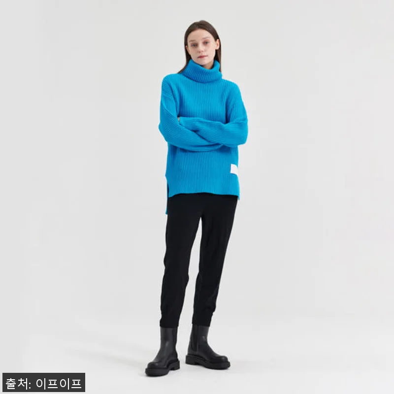 크램38 안젤루 블랙 조거 니트 팬츠 관련 이미지 2