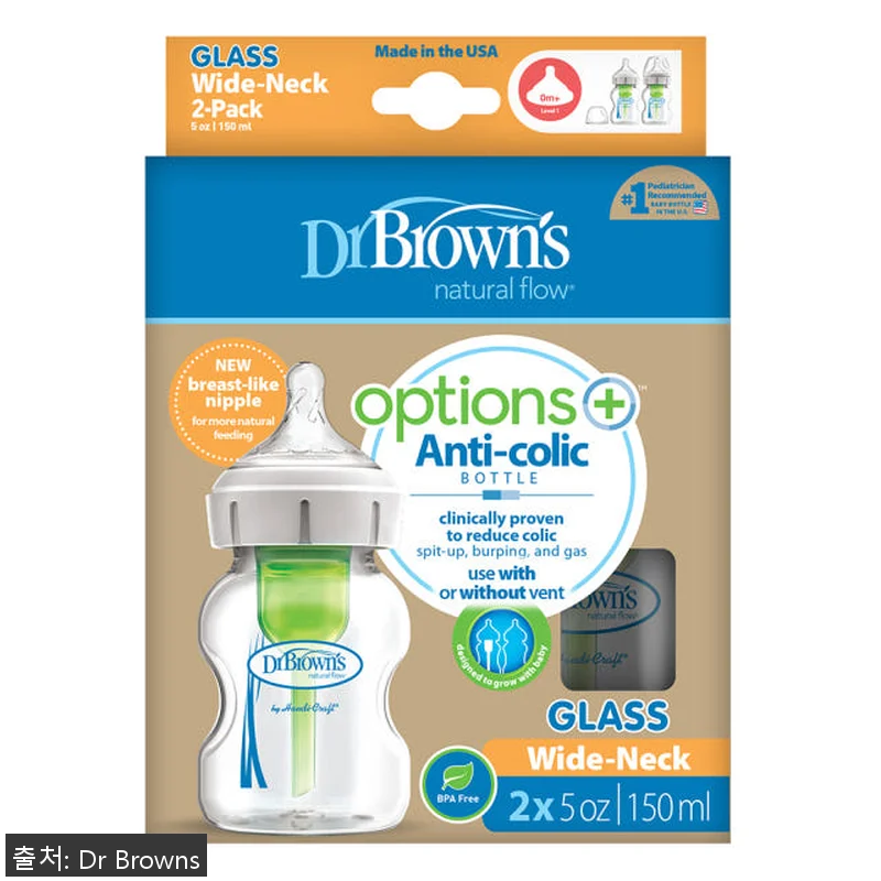 닥터브라운 유리 베이직 젖병 와이드넥 관련 이미지 2