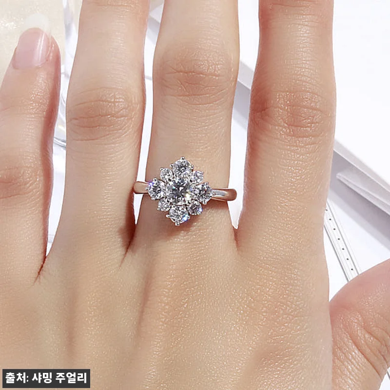 5부 다이아 반지 천연 현대 우신 안 관련 이미지 3