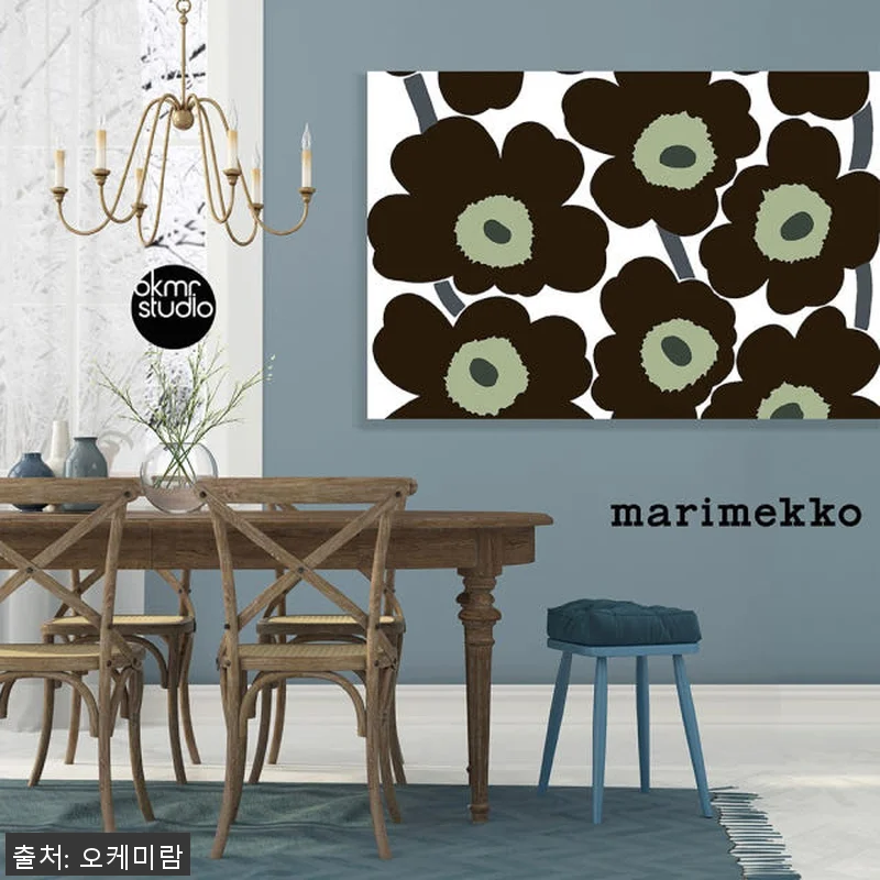 마리메꼬 우니꼬 화이트블랙그린 캔버스 관련 이미지 3