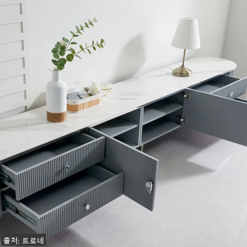 이레나 세라믹 스테인레스 2단 거실장 관련 이미지 3