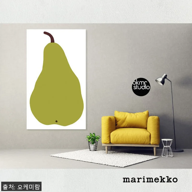마리메꼬 서양배 캔버스 패브릭 대형 관련 이미지 3
