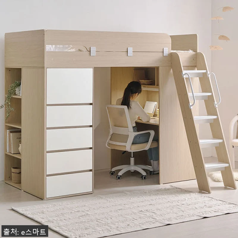 e스마트 올인원 2층 성인 옷장형 벙 관련 이미지 2