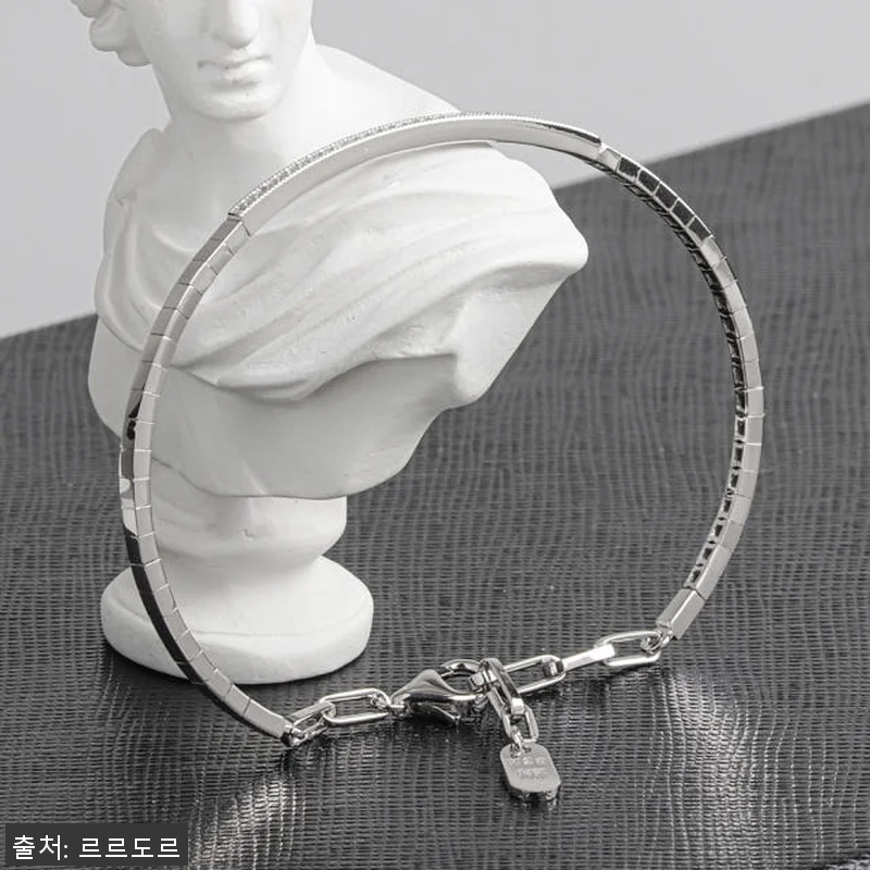 14K 뱅글 팔찌 텐션 꼬냑 큐빅 체 관련 이미지 3