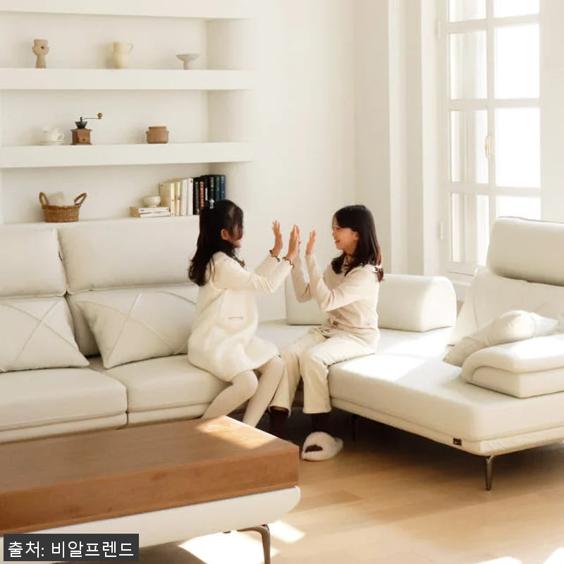실리콘 비건가죽 아머쇼파 4인용 사용 관련 이미지 3