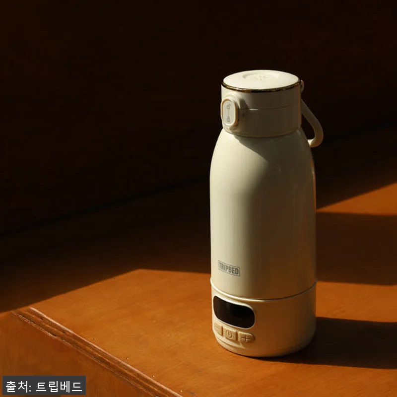 100도 무선가열텀블러 캠핑 충전식 관련 이미지 3