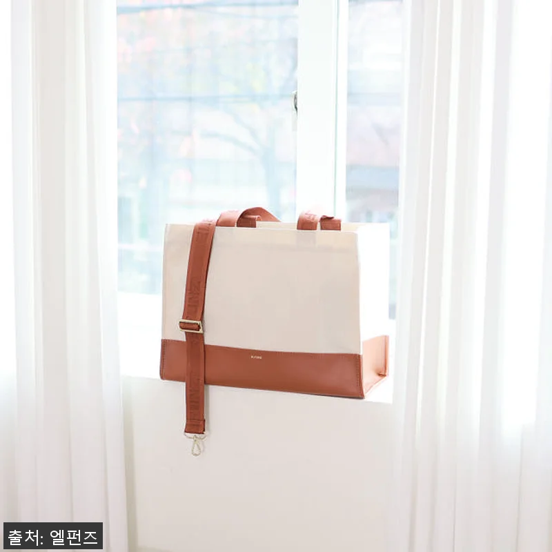 엘펀즈 캔버스 방수 국민 기저귀가방 관련 이미지 2