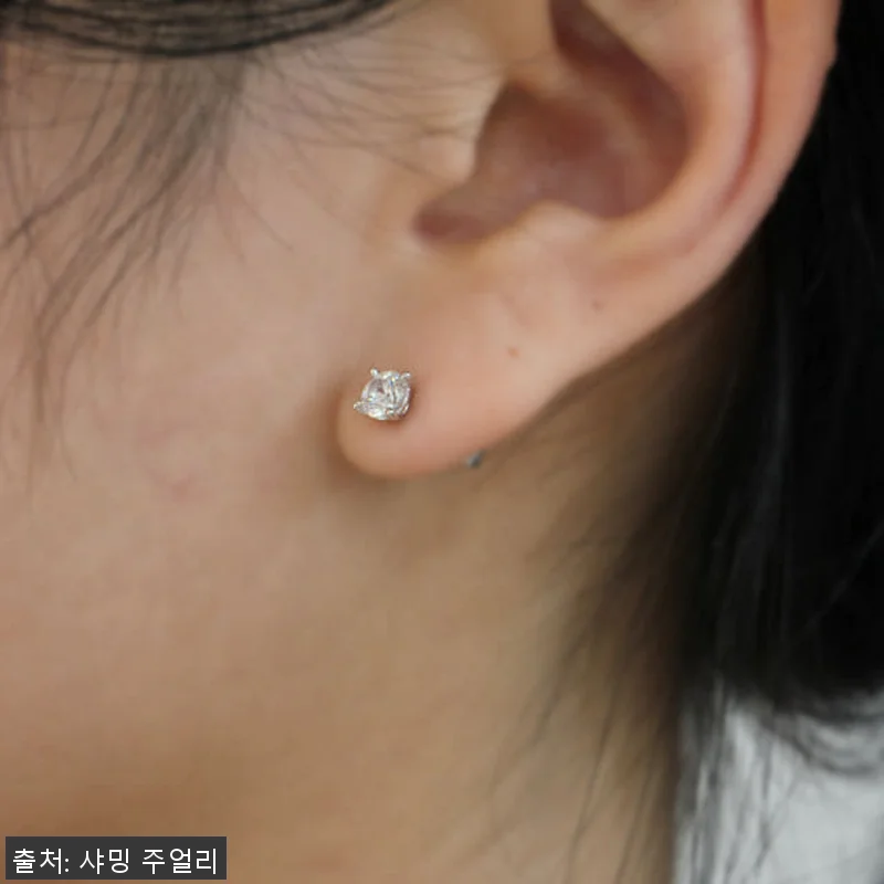 3부 천연 다이아 4프롱 귀걸이 사용 관련 이미지 3