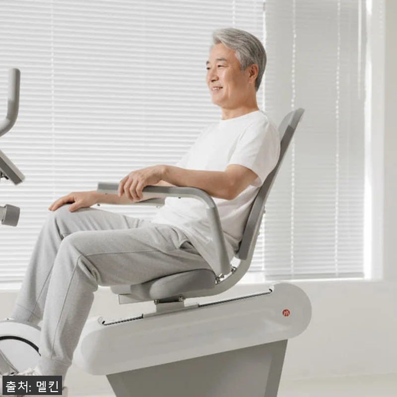 멜킨 좌식 실내자전거 EMS ERG 관련 이미지 3