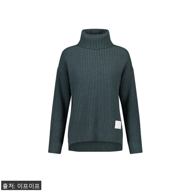 크램38 테세오 카키 터틀넥 골지 니 관련 이미지 4