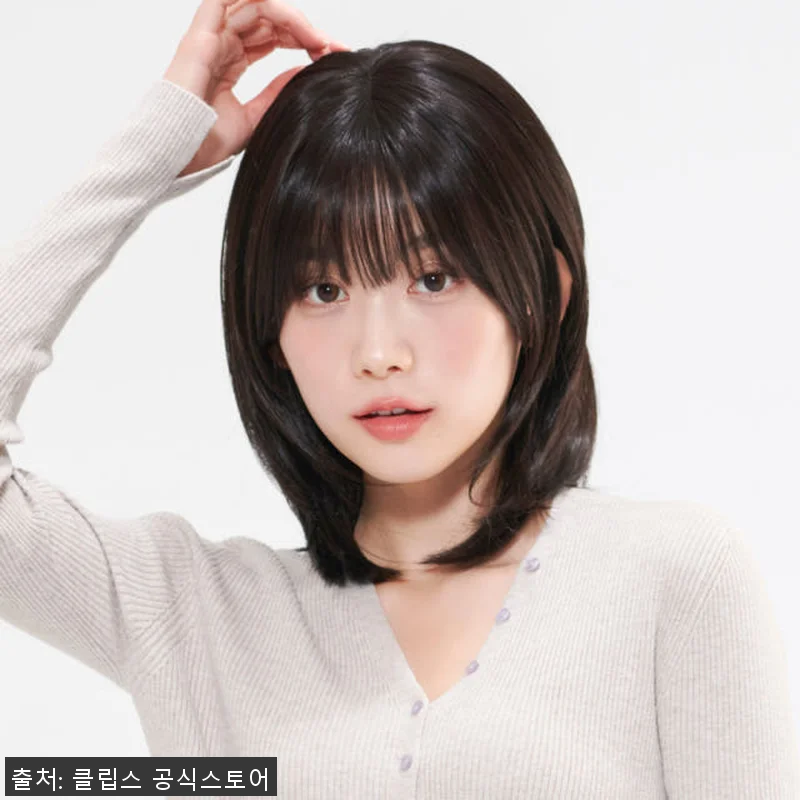 수제통가발 니콜 레이어드 중단발 사이 관련 이미지 4