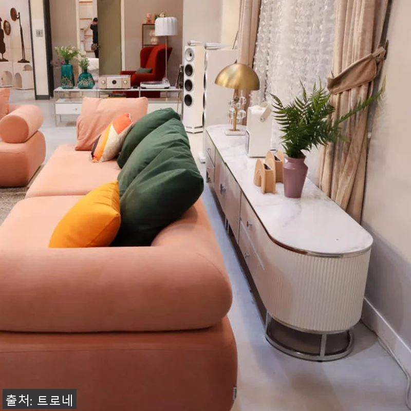 이레나 세라믹 스테인레스 2단 거실장 관련 이미지 4