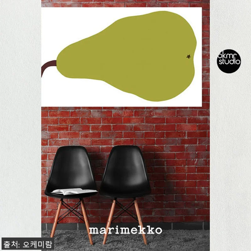 마리메꼬 서양배 캔버스 패브릭 대형 관련 이미지 4