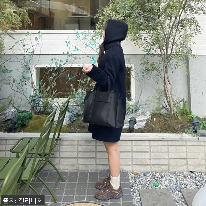 국내생산 울100 후드 토글단추 더플 관련 이미지 4