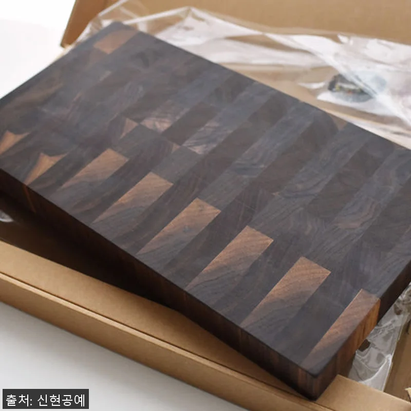신현공예 월넛 호두 통원목 우드 주방 관련 이미지 4