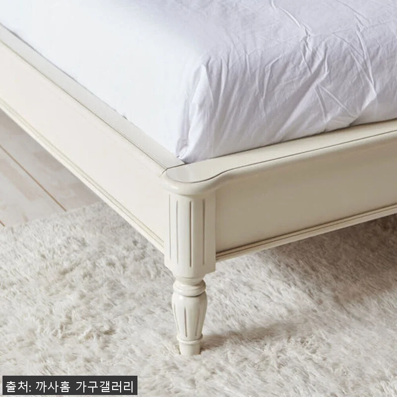 까사홈 헤이미 아이보리 엔틱 침대프레 관련 이미지 4