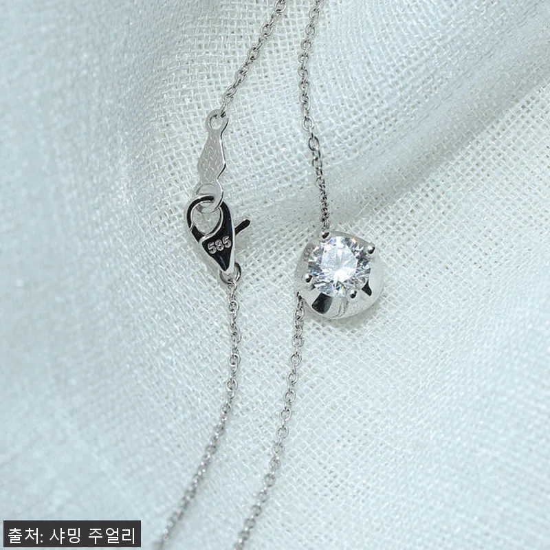 3부 5부 목걸이 천연 다이아 GIA 관련 이미지 4