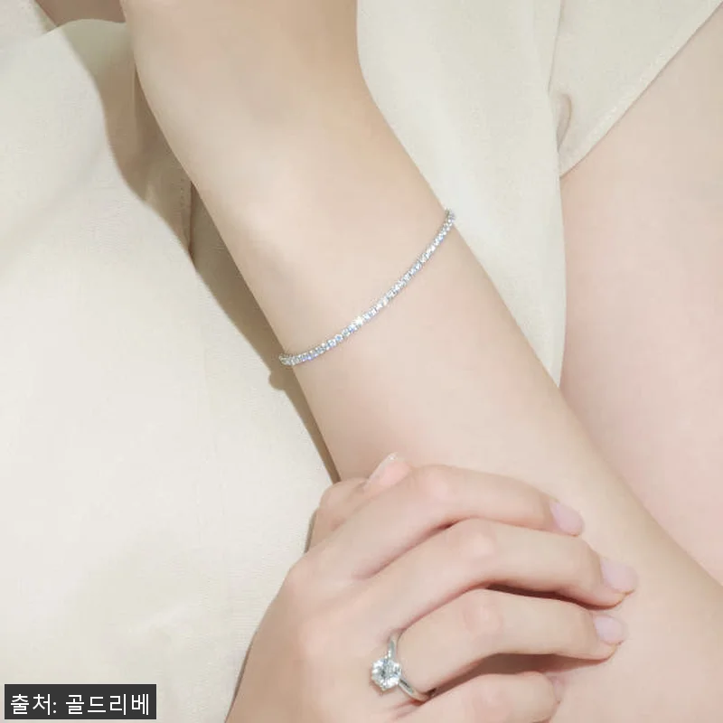 랩다이아 테니스팔찌 2mm 4프롱 신 관련 이미지 5