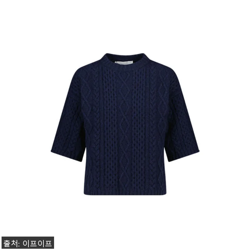 크램38 튤리아 블루 니트 블라우스 관련 이미지 5