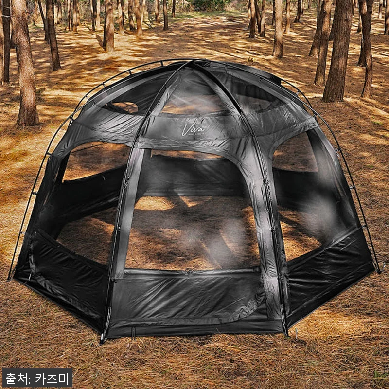 비바돔 프라임 쉘터 텐트 블랙 사용후 관련 이미지 5