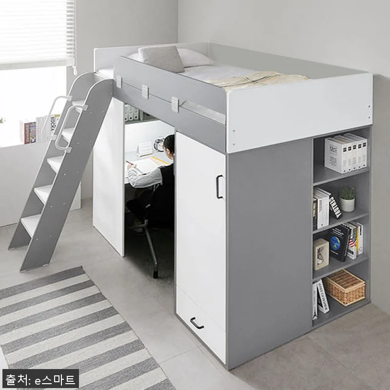 e스마트 올인원 2층 성인 옷장형 벙 관련 이미지 4