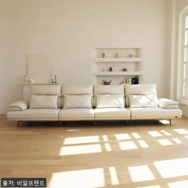 실리콘 비건가죽 아머쇼파 4인용 사용 관련 이미지 5