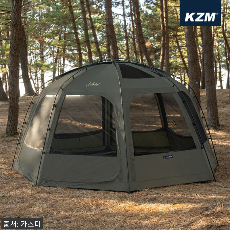 비바돔 플러스 쉘터 텐트 카키 돔 캠 관련 이미지 5