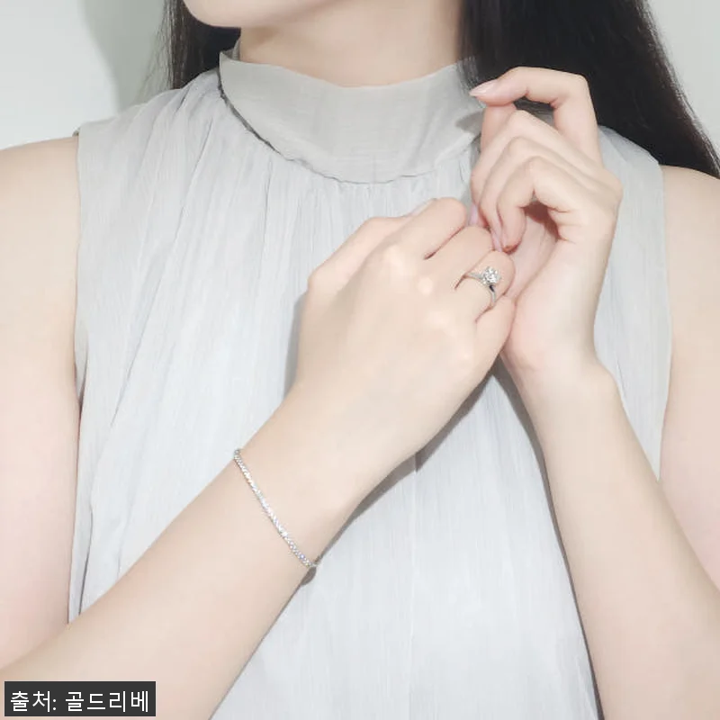 랩다이아 테니스팔찌 2mm 4프롱 신 관련 이미지 6