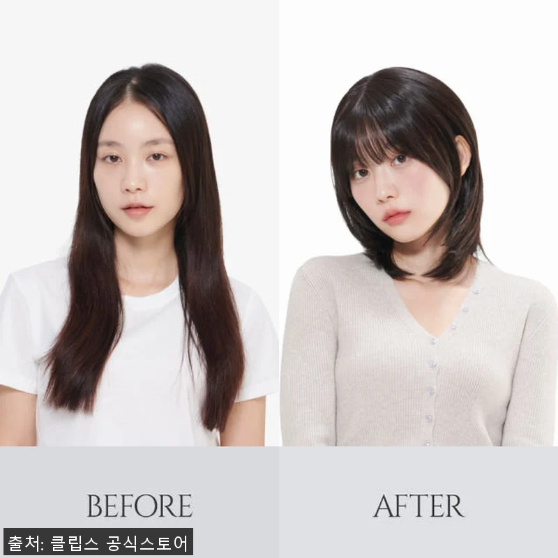 수제통가발 니콜 레이어드 중단발 사이 관련 이미지 6