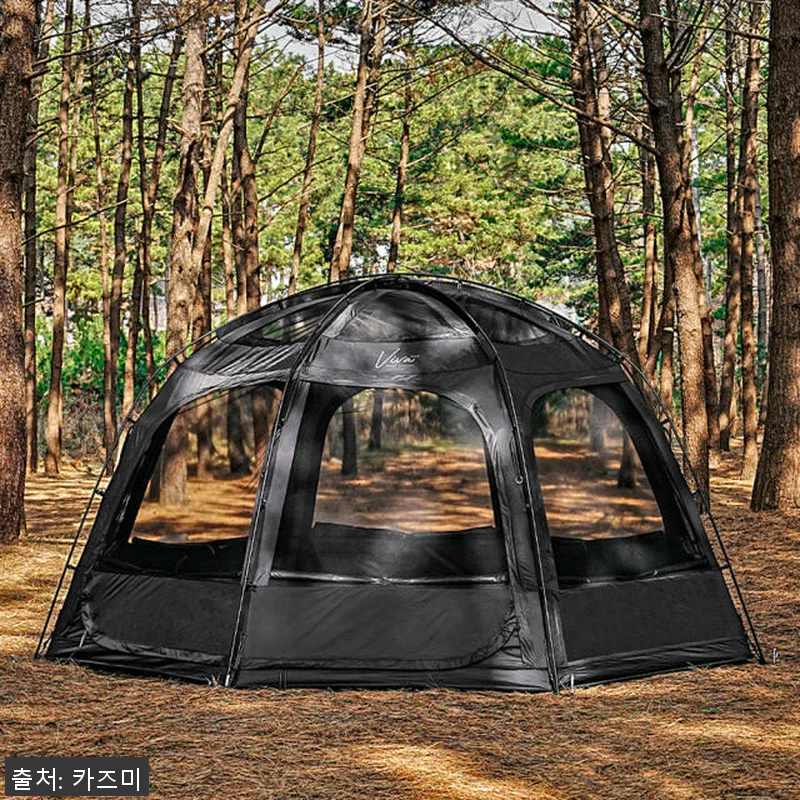 비바돔 프라임 쉘터 텐트 블랙 사용후 관련 이미지 6