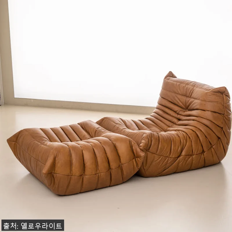 PH 17 빈백 애벌레 1인용+스툴 관련 이미지 5