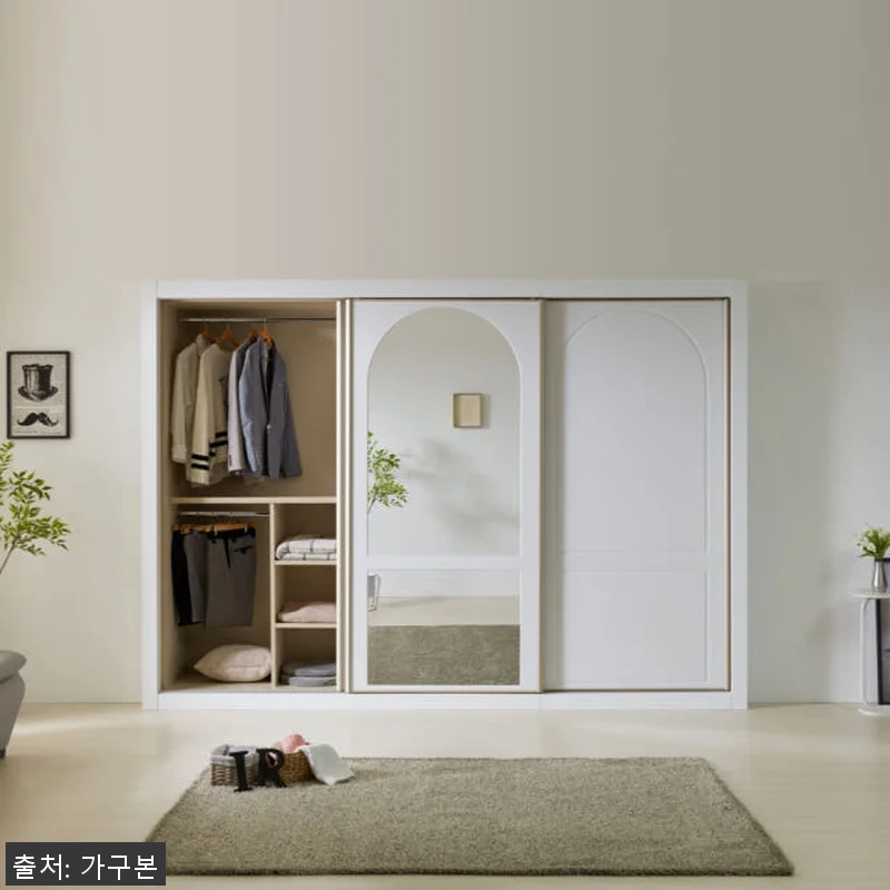 마르체 거울 슬라이딩 10자장롱 사용 관련 이미지 6