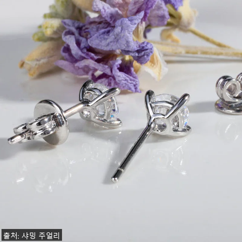3부 천연 다이아 4프롱 귀걸이 사용 관련 이미지 6