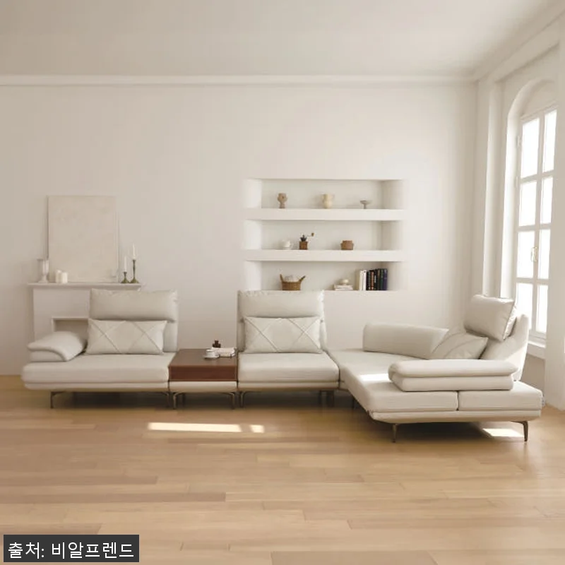 실리콘 비건가죽 아머쇼파 4인용 사용 관련 이미지 7