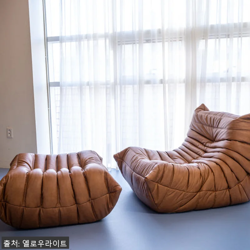 PH 17 빈백 애벌레 1인용+스툴 관련 이미지 6