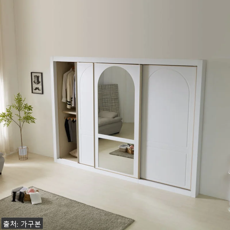 마르체 거울 슬라이딩 10자장롱 사용 관련 이미지 7