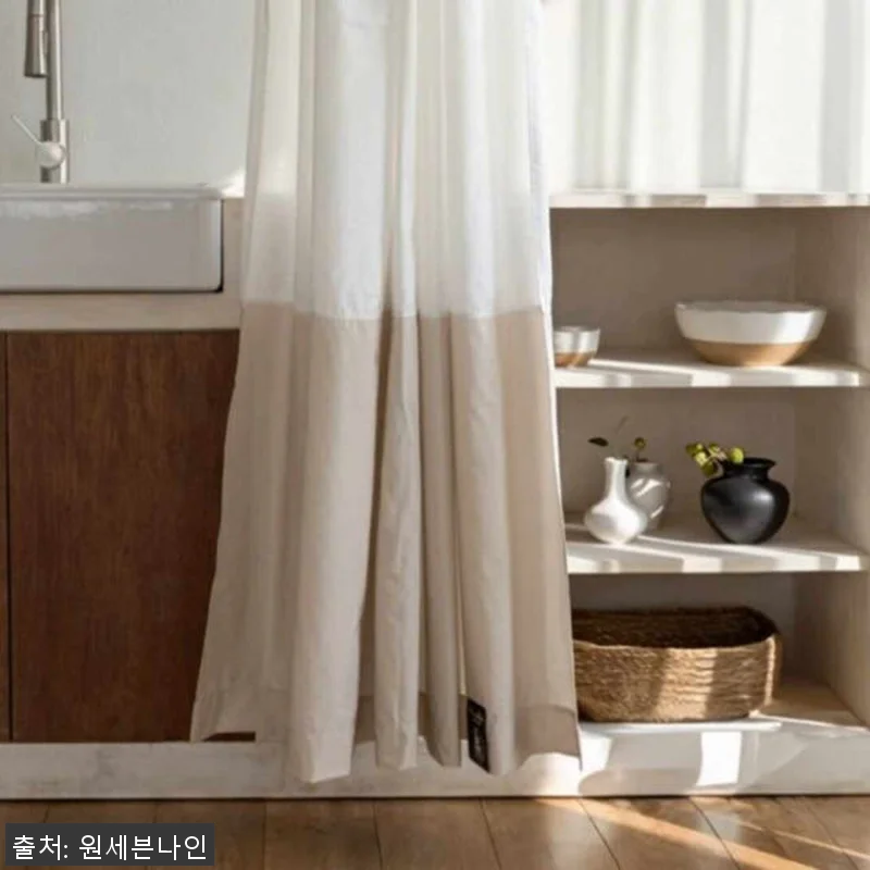 원세븐나인 리사이클 샤워커튼 크림베이 관련 이미지 8