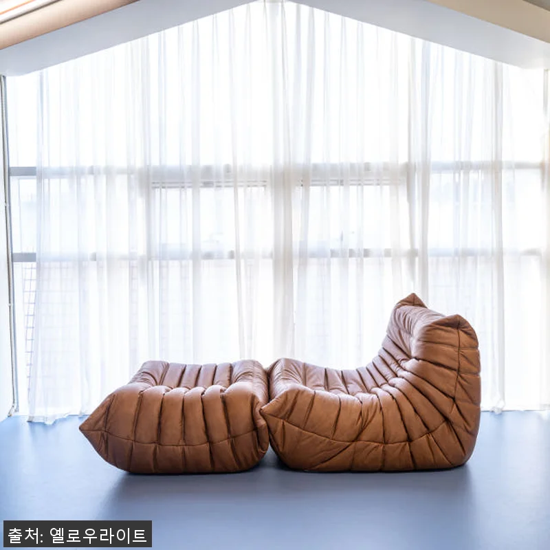 PH 17 빈백 애벌레 1인용+스툴 관련 이미지 7