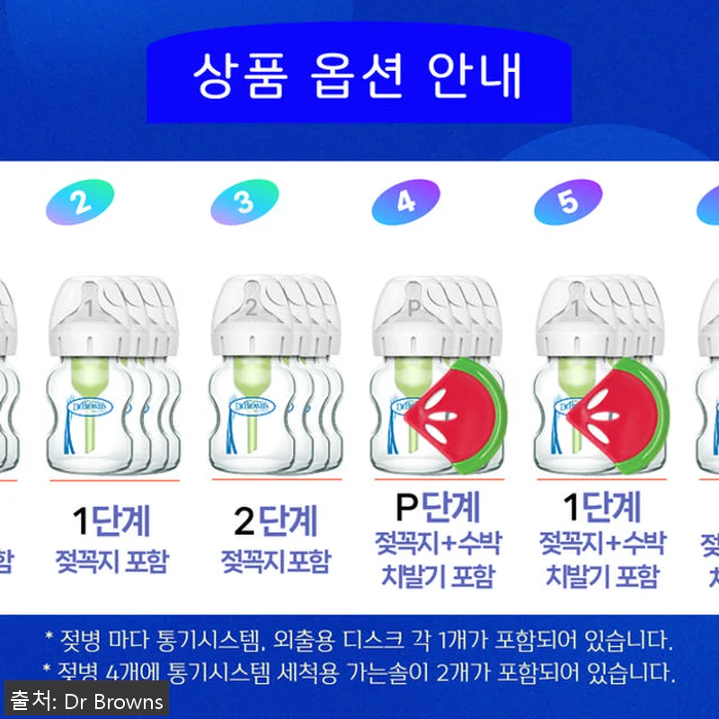 닥터브라운 유리 베이직 젖병 와이드넥 관련 이미지 8