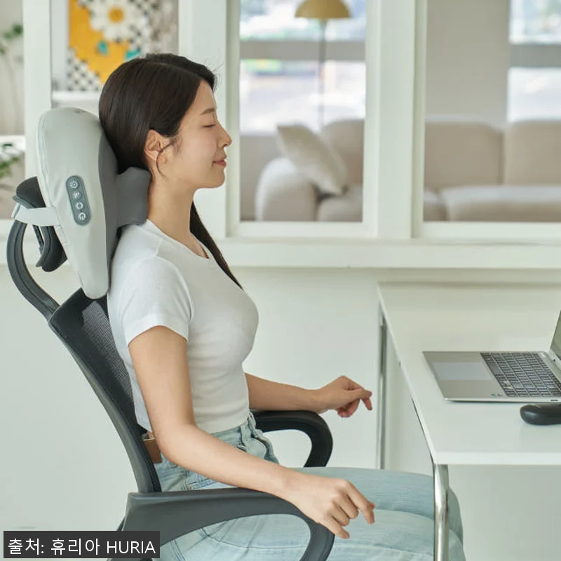 휴리아 목 어깨 안마 엑스 찜질 베개 관련 이미지 9