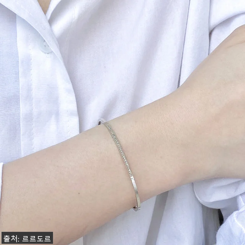 14K 뱅글 팔찌 텐션 꼬냑 큐빅 체 관련 이미지 9